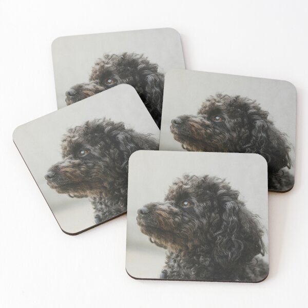 Item preview, Sideview Portrait of Poodle Dog designed and sold by VanGaldo.