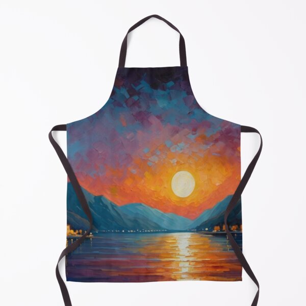 Artikelvorschau, Sonnenuntergang über der ruhigen Bucht – Impressionistische Landschaft entworfen und verkauft von INNERSELFART.