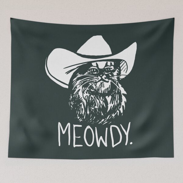 Item preview, Meowdy Texas Cat Meme 		 designed and sold by kmgkbodsksb98.