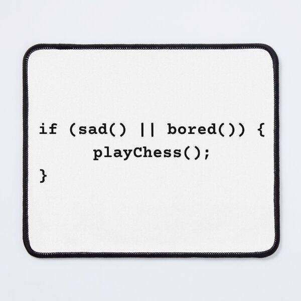 Item preview, Coder's Logic for Chess - Funny Programmer & Developer Gift designed and sold by TheCuriousPawn.