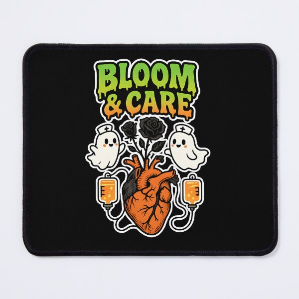 Item preview, Bloom & Care – Halloween Nursing School Nursing Students Floral Anatomy Design designed and sold by ClinicalHubs.