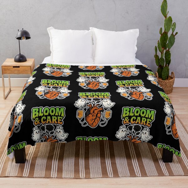 Item preview, Bloom & Care – Halloween Nursing School Nursing Students Floral Anatomy Design designed and sold by ClinicalHubs.