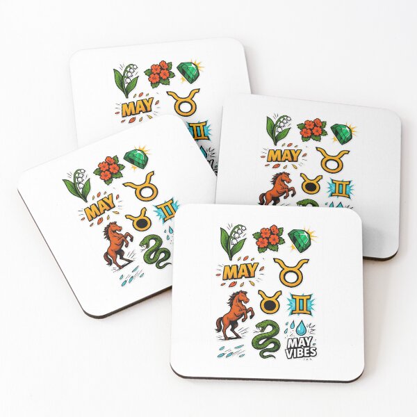 Item preview, Comicbook May Sticker Set designed and sold by BrushAndBreathe.