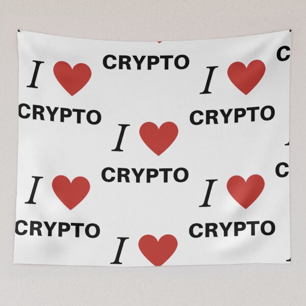 Item preview, I love Crypto Bitcoin dogecoin team community Safemoon litecoin   designed and sold by CorbinEric.