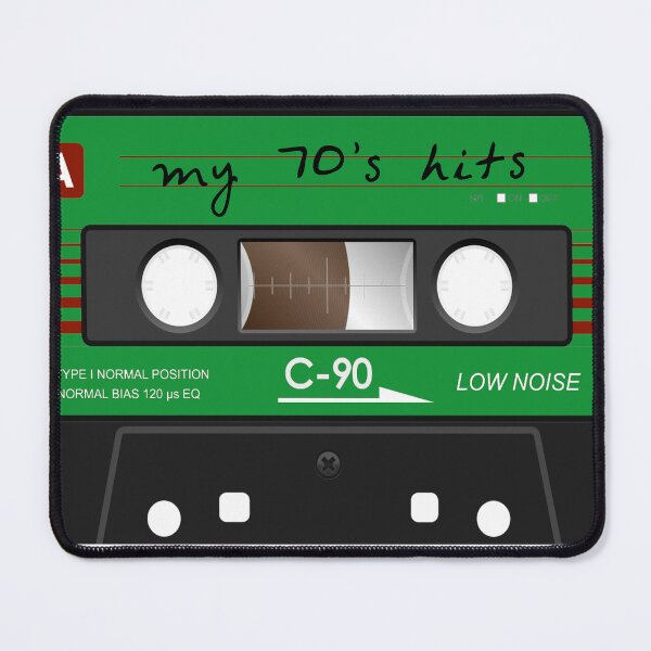 Item preview, Retro Seventies Hits Cassette Tape designed and sold by capricedefille.