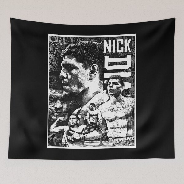 Aperçu de l'œuvre Dessin noir et blanc de Nick Diaz créée et vendue par JAIRURROLA.