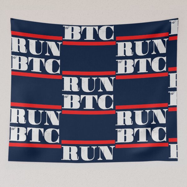 Item preview, Run BTC , bitcoin lovers and Bitcoin HODLers designed and sold by CorbinEric.
