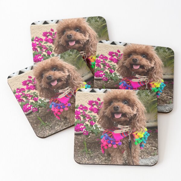 Item preview, Poodle Puppy with Beautiful Dress designed and sold by VanGaldo.