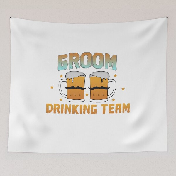 Item preview, Bachelor party toasting beer designed and sold by tarek25.