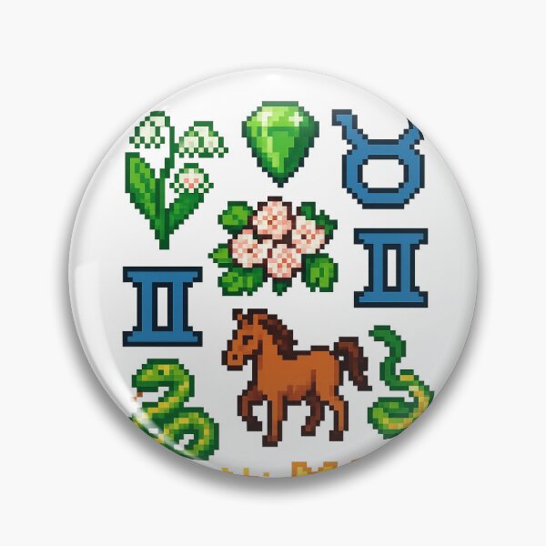 Item preview, Pixel Art May Sticker Set designed and sold by BrushAndBreathe.