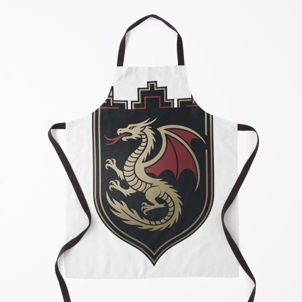Item preview, Medieval Dragon Crest Emblem designed and sold by FrenchRomani.