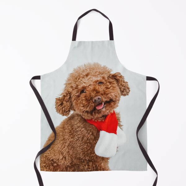 Item preview, Poodle Puppy wearing Red Scarf designed and sold by VanGaldo.