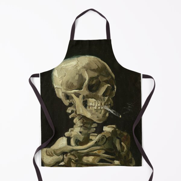 Item preview, Head of a Skeleton with a Burning Cigarette – Vincent van Gogh (1886) designed and sold by Art Outlaws.