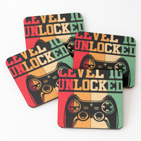 Item preview, Gamer Level 10 Unlocked designed and sold by LORRIDUKE.