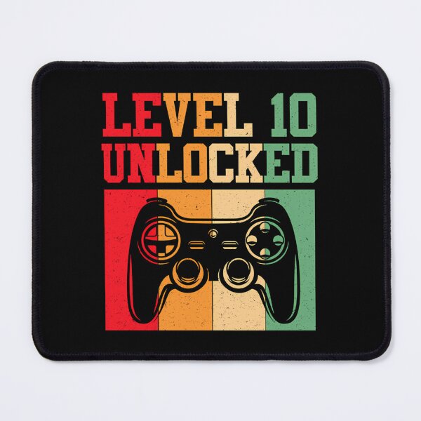 Item preview, Gamer Level 10 Unlocked designed and sold by LORRIDUKE.