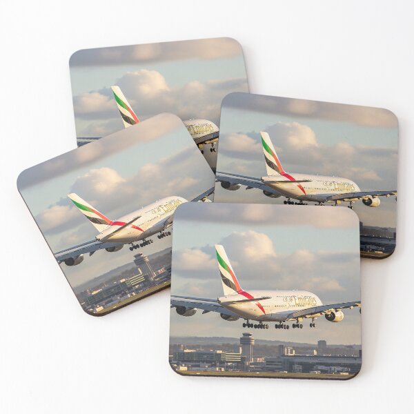 Item preview, Emirates Airbus A380 Graceful Landing designed and sold by Skyframe Aviation.