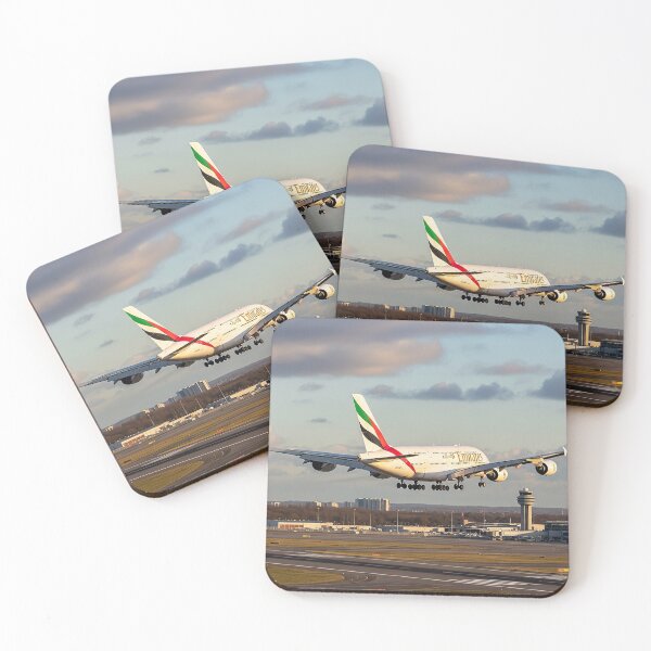 Item preview, Emirates Airbus A380 Graceful Landing designed and sold by Skyframe Aviation.