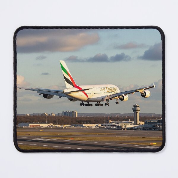 Item preview, Emirates Airbus A380 Graceful Landing designed and sold by Skyframe Aviation.