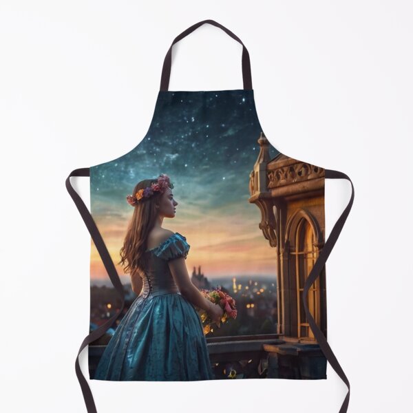 Item preview, Lady of the Castle Under the Starry Night Sky designed and sold by BlareBlare.