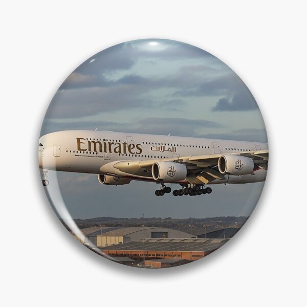 Item preview, Emirates Airbus A380 Graceful Landing designed and sold by Skyframe Aviation.