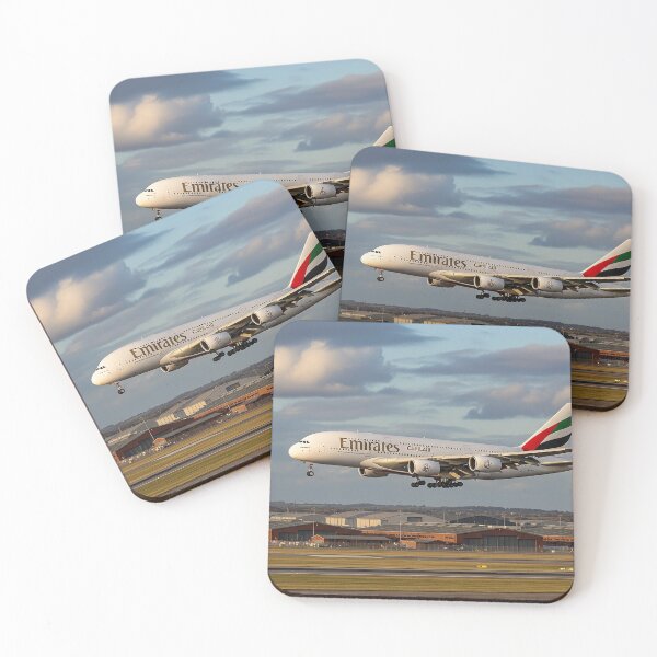Item preview, Emirates Airbus A380 Graceful Landing designed and sold by Skyframe Aviation.