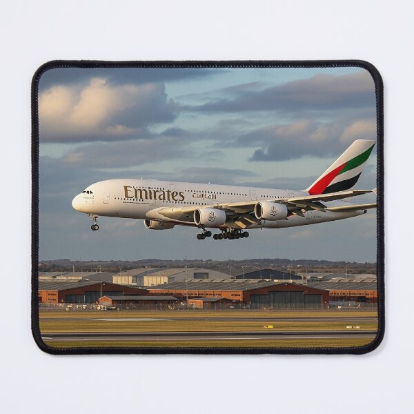 Item preview, Emirates Airbus A380 Graceful Landing designed and sold by Skyframe Aviation.