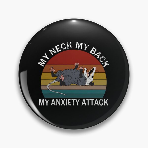 Item preview, My Neck My Back My Anxiety Attack Opossum Sunset 		 designed and sold by roqrqnqxdxa31.