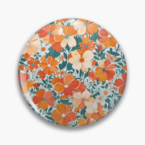 Item preview, Retro Flower Pattern designed and sold by CoolPixels.