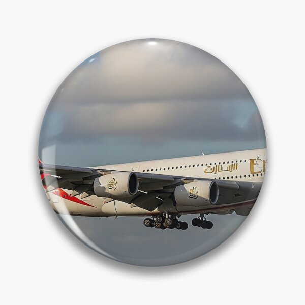 Item preview, Emirates Airbus A380 Graceful Landing designed and sold by Skyframe Aviation.