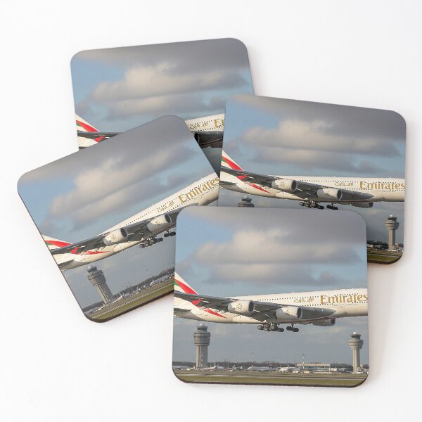 Item preview, Emirates Airbus A380 Graceful Landing designed and sold by Skyframe Aviation.