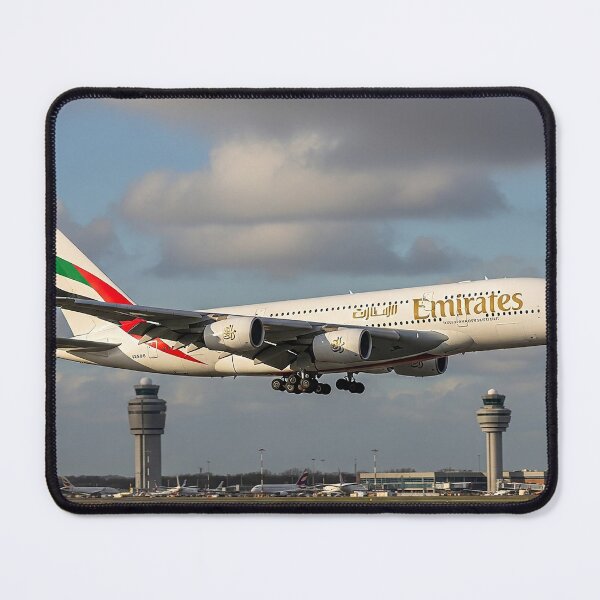 Item preview, Emirates Airbus A380 Graceful Landing designed and sold by Skyframe Aviation.