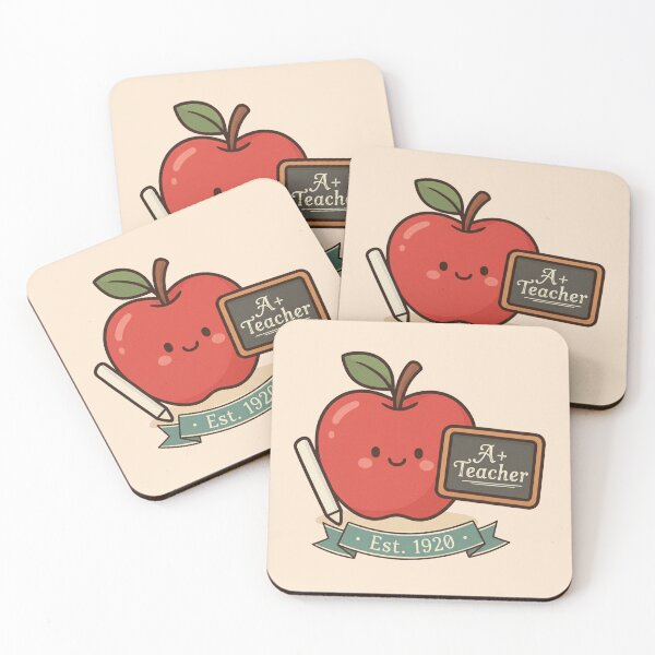 Item preview, Vintage A+ Teacher Apple  Back to School  Retro Education Gift designed and sold by Iuqiune.