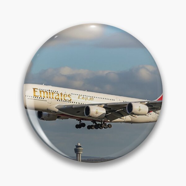 Item preview, Emirates Airbus A380 Graceful Landing designed and sold by Skyframe Aviation.