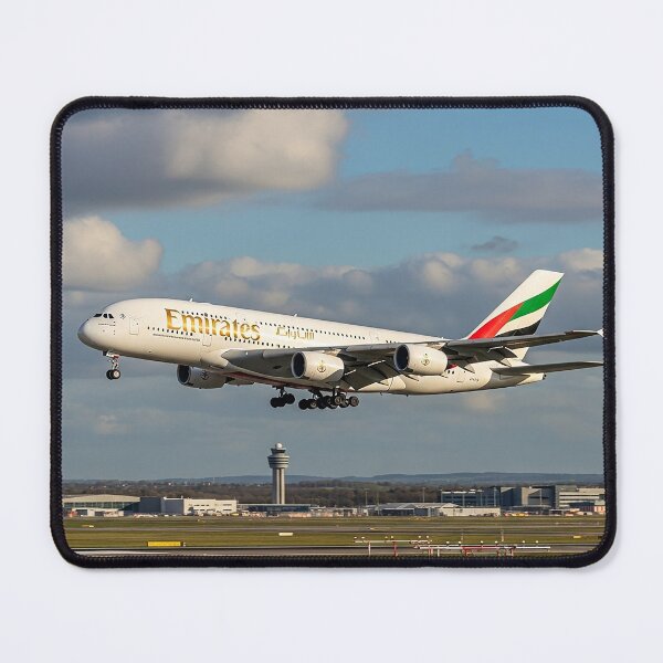 Item preview, Emirates Airbus A380 Graceful Landing designed and sold by Skyframe Aviation.