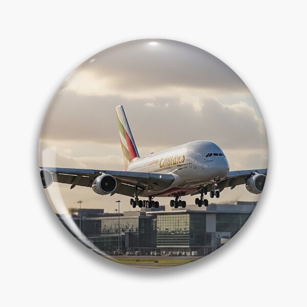 Item preview, Emirates Airbus A380 Graceful Landing designed and sold by Skyframe Aviation.