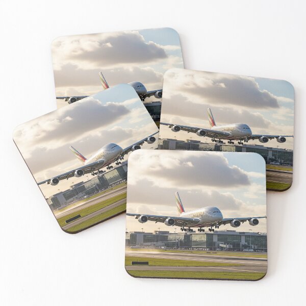Item preview, Emirates Airbus A380 Graceful Landing designed and sold by Skyframe Aviation.