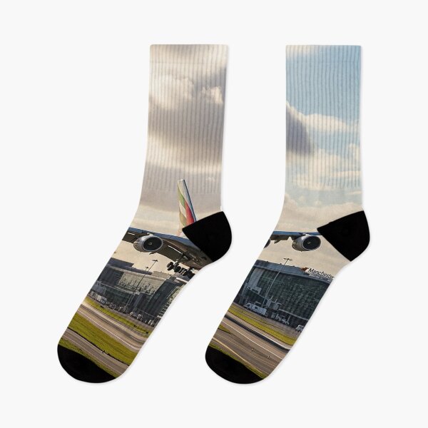 Item preview, Emirates Airbus A380 Graceful Landing designed and sold by Skyframe Aviation.