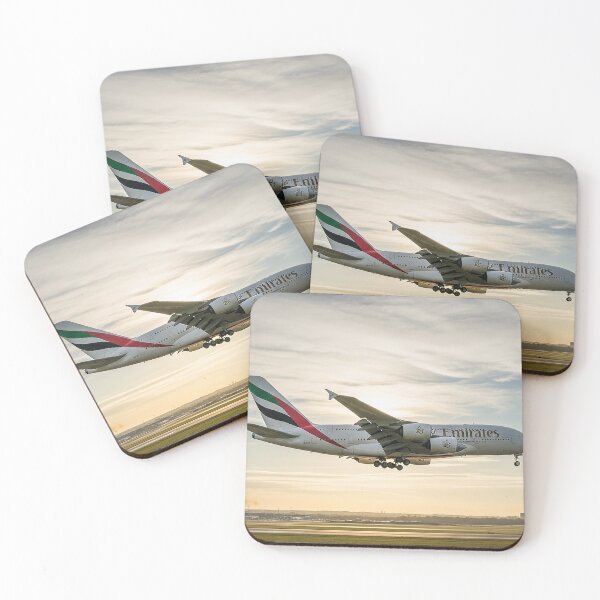Item preview, Emirates Airbus A380 Graceful Landing designed and sold by Skyframe Aviation.