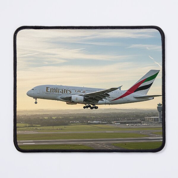 Item preview, Emirates Airbus A380 Graceful Landing designed and sold by Skyframe Aviation.