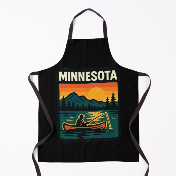 Item preview, Minnesota Canoe Fishing Lake designed and sold by Myra365Art.