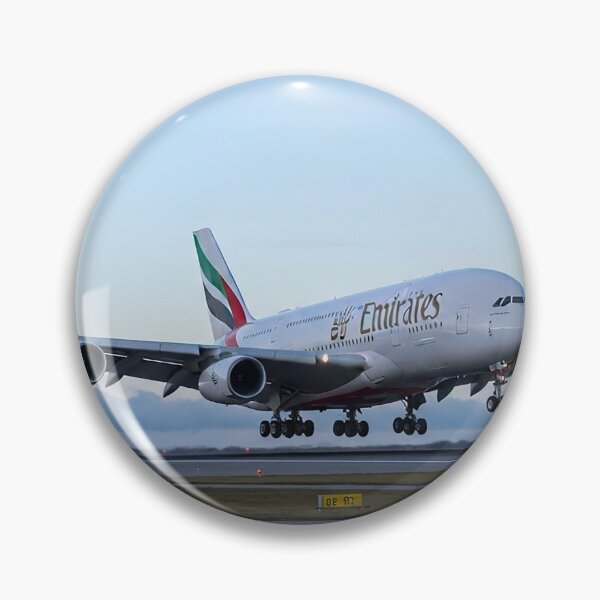 Item preview, Emirates Airbus A380 Graceful Landing designed and sold by Skyframe Aviation.