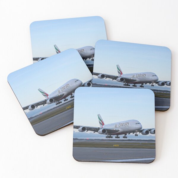 Item preview, Emirates Airbus A380 Graceful Landing designed and sold by Skyframe Aviation.
