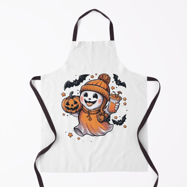 Item preview, Ghost drink coffee pumpink halloween designed and sold by PunkNation-Arts.