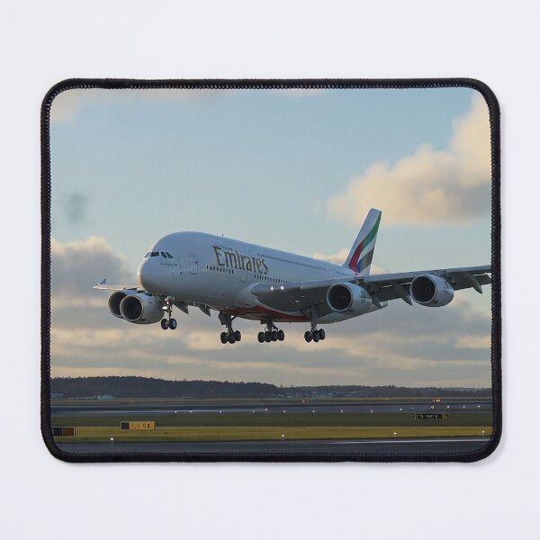 Item preview, Emirates Airbus A380 Graceful Landing designed and sold by Skyframe Aviation.