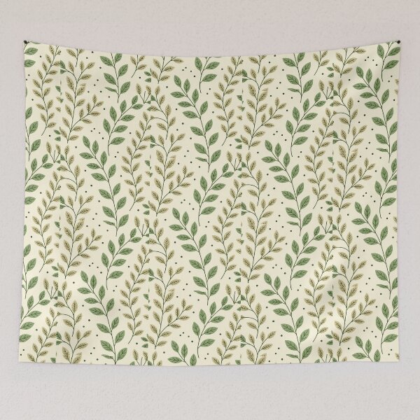 Item preview, Light Green Theme, Botanical Leaves, Minimalist Modern Stylize, light green background, Repeated Texture Pattern (image size 8320x12480) designed and sold by Digital-Davinci.
