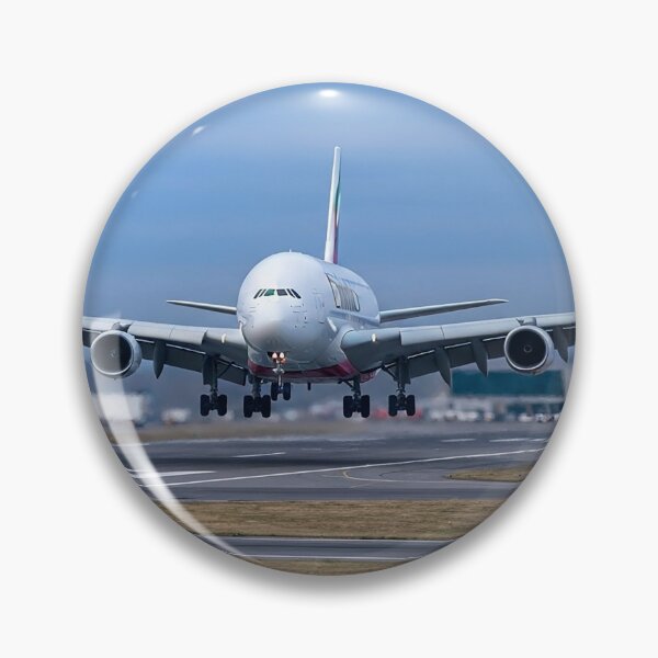 Item preview, Emirates Airbus A380 Graceful Landing designed and sold by Skyframe Aviation.