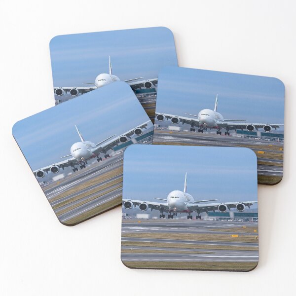 Item preview, Emirates Airbus A380 Graceful Landing designed and sold by Skyframe Aviation.