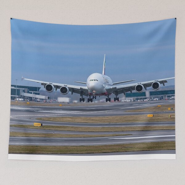 Item preview, Emirates Airbus A380 Graceful Landing designed and sold by Skyframe Aviation.