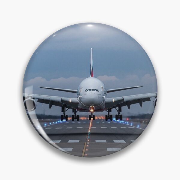 Item preview, Emirates Airbus A380 Graceful Landing designed and sold by Skyframe Aviation.