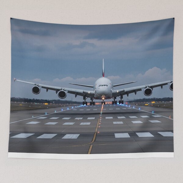 Item preview, Emirates Airbus A380 Graceful Landing designed and sold by Skyframe Aviation.